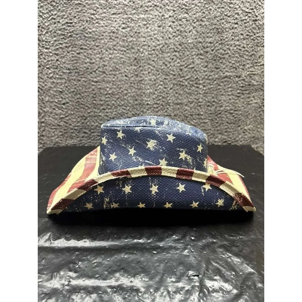 Official  Beyonce‎ 2025 Cowboy Carter Tour 100% Paper American Flag Cowboy Hat